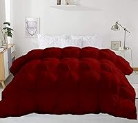 Vista 13 de Juego de ropa de cama plisada de 3 piezas de 100% algodón (edredón + 2 fundas de almohada), tamaño individual