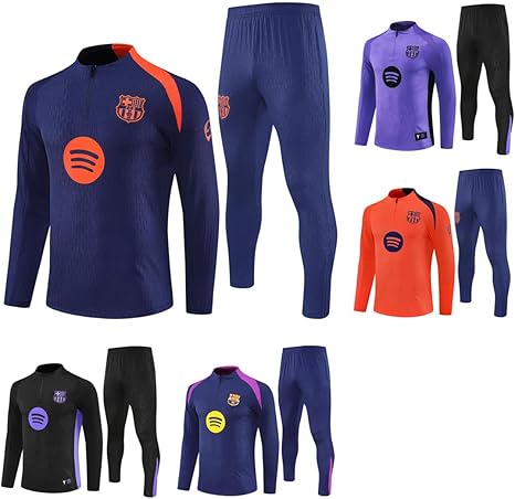 25-26 シーズン バルセロナ ロングスリーブ 上下セット L Amazon | [HEBANDY] バルセロナ ユニフォーム 上下セット 秋冬 バルサ