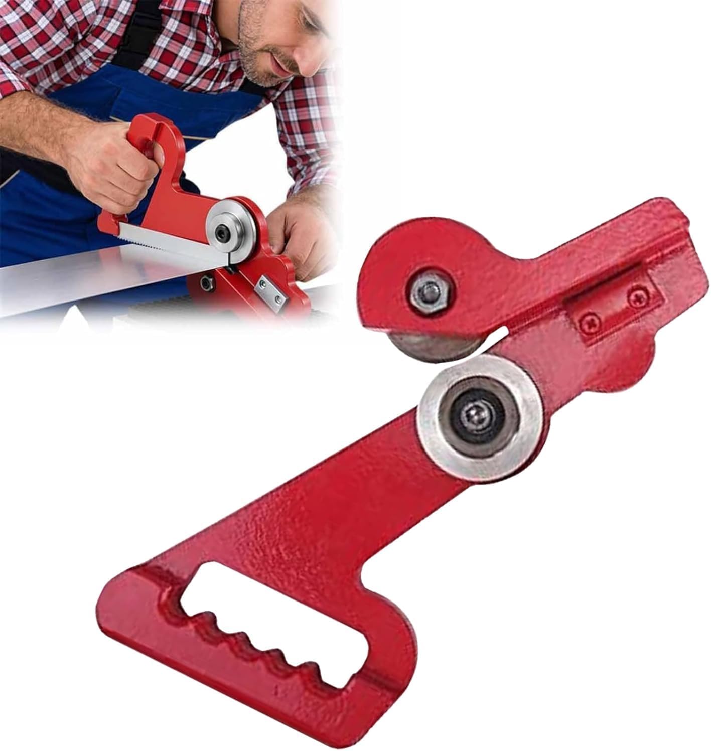 Herramienta de corte manual de chapa, tijeras de metal ajustables para proyectos de bricolaje y manualidades