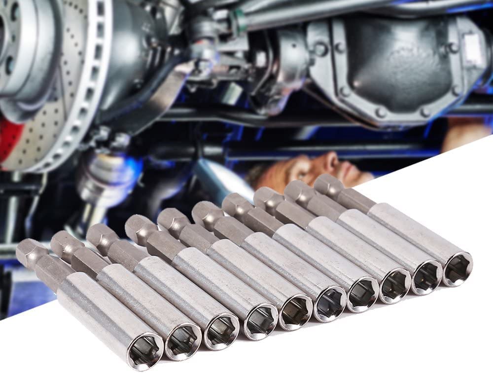 Hhaoysogd 5er Set Bithalter Magnetisch - 60-200mm Für Bohrmaschinen & Schraubendreher