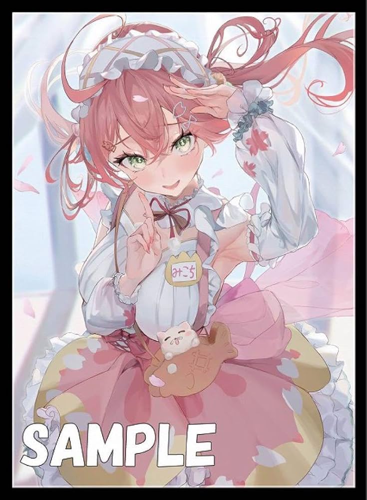 Amazon.co.jp: さくらみこ みこち 35P カードスリーブ : 文房具