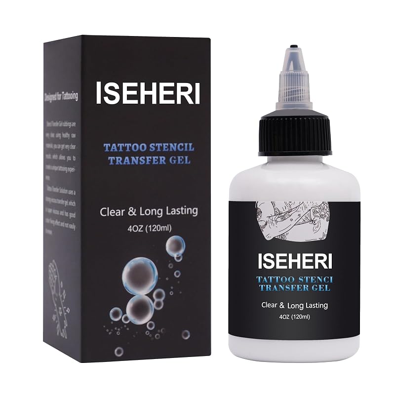 Gel para transferência de tatuagem iseheri, 120 mL