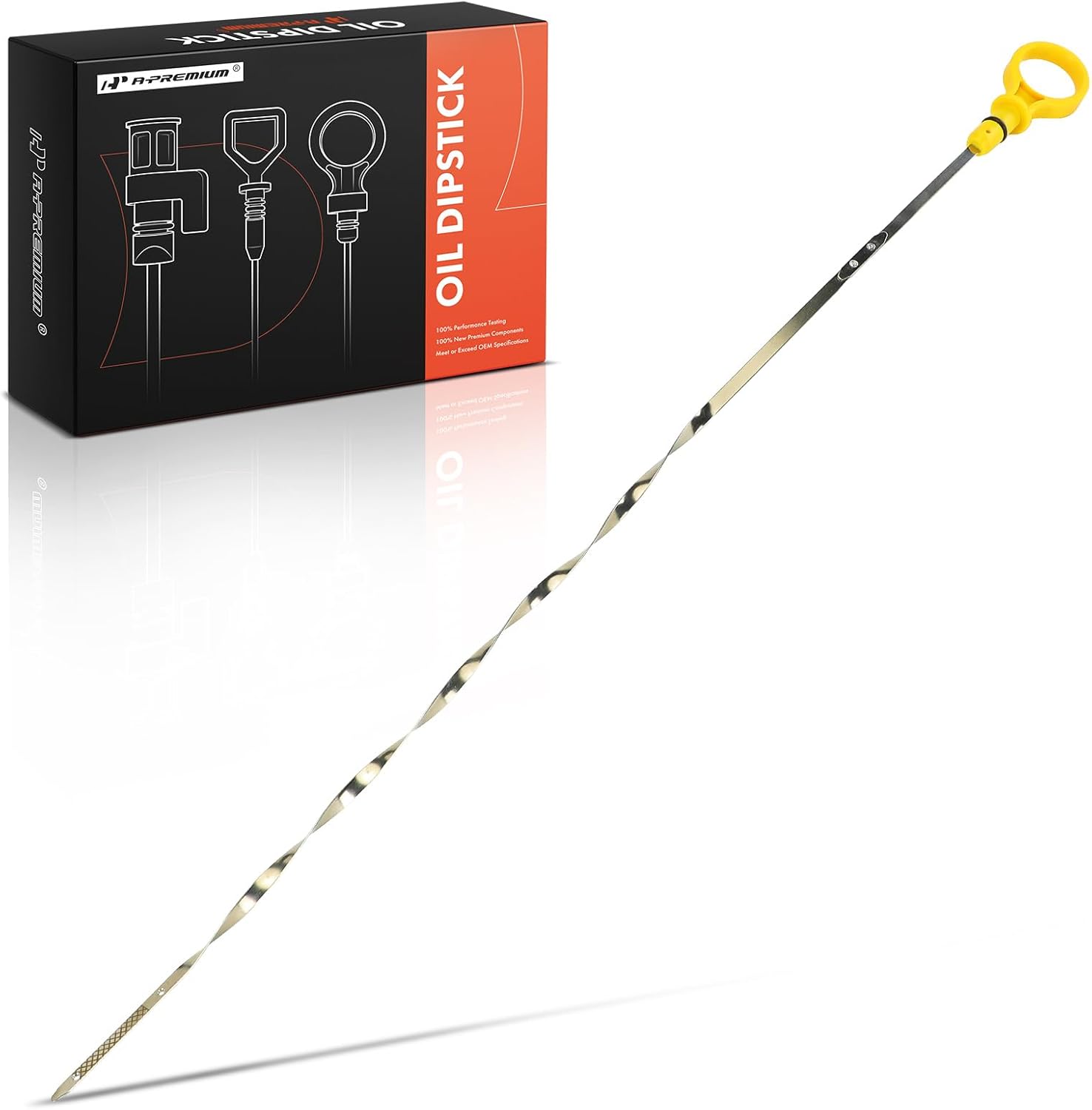 A-Premium V8 4.6L Engine Oil Dipstick Compatible with Ford F-150 F150, Explorer, Explorer Sport Trac & Mercury Mountaineer, 2009 2010, Engine Oil Measuring Rod Dip Stick