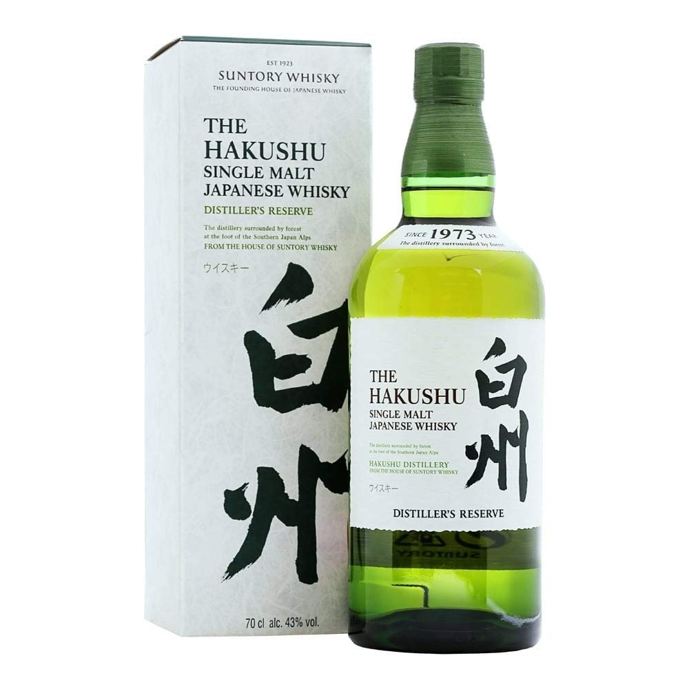 Suntory The Hakushu DISTILLER'S RESERVE Single Malt Japanese Whisky 43% Vol. 0,7l in Giftbox