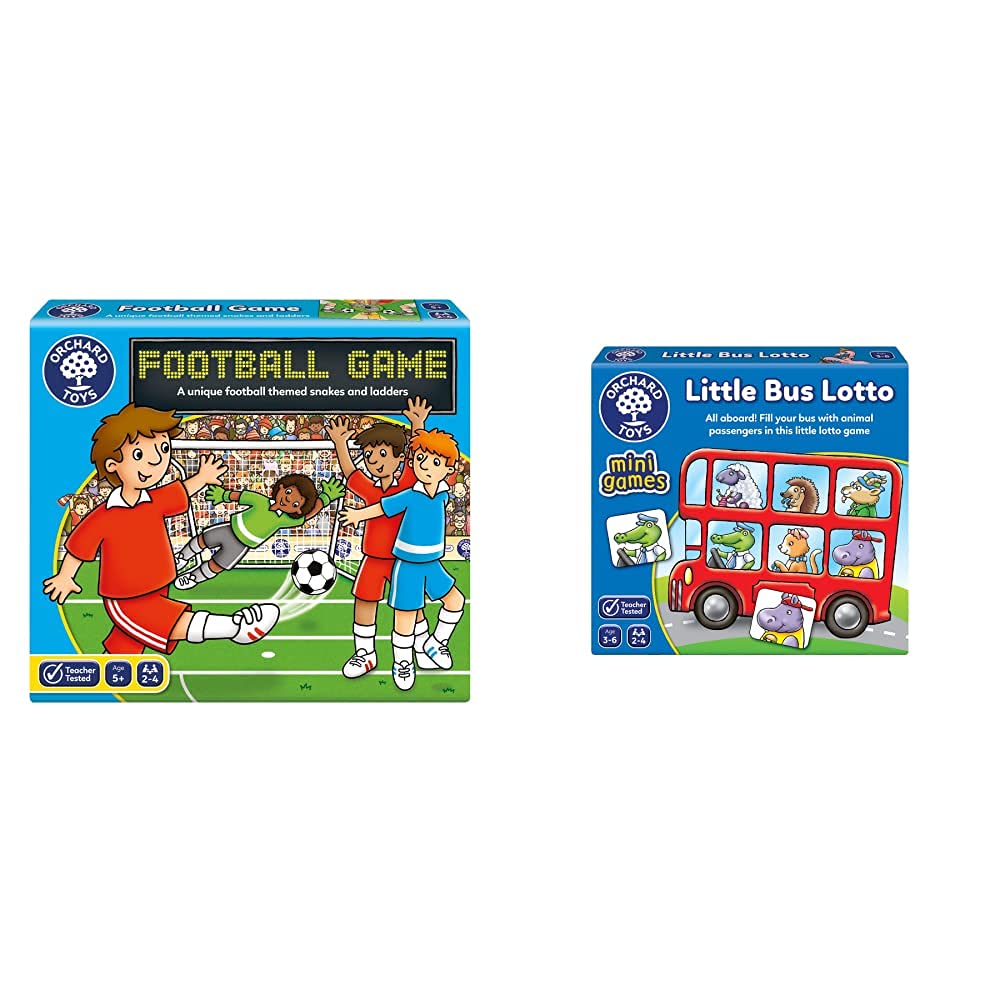 Orchard Toysfootball Game And Little Bus Lotto Mini Game