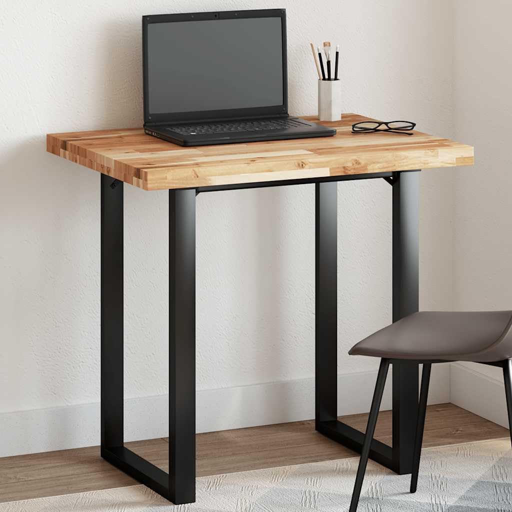 Plateau de table en bois d'acacia massif de 4cm d'épaisseur au fini noble