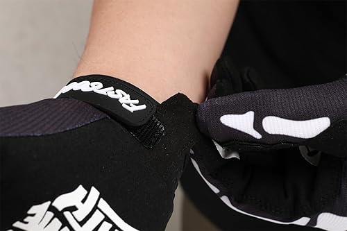 Miniatura 4 de Skeleton Cool - Guantes de motocicleta para motocicleta, dedos completos, todoterreno, deportes al aire libre para hombres y mujeres y montañismo