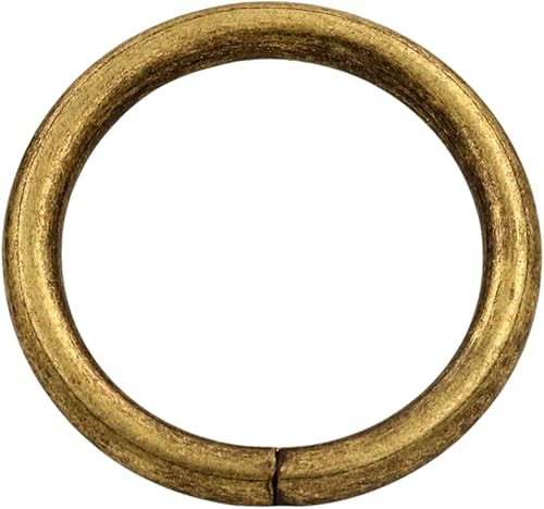 Miniatura 4 de BIKICOCO 1 '' Metal O-Ring Buckle Connector Round Loops no soldados con autógena para bolsos Webbing Monedero y correas de cinturón