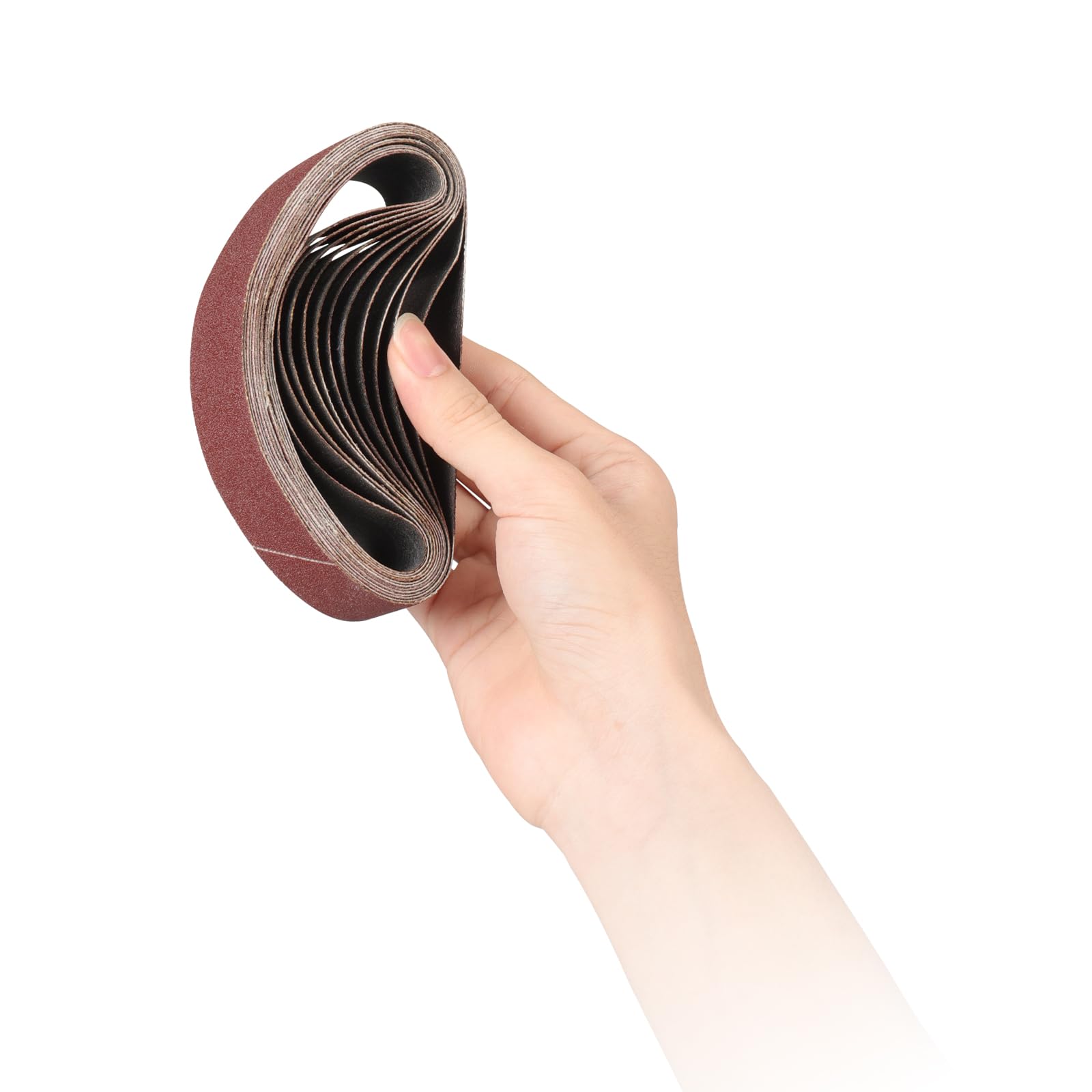 STEBRUAM 10PCS Sanding Belt 30 x 330 mm 40 Grit - Image 2
