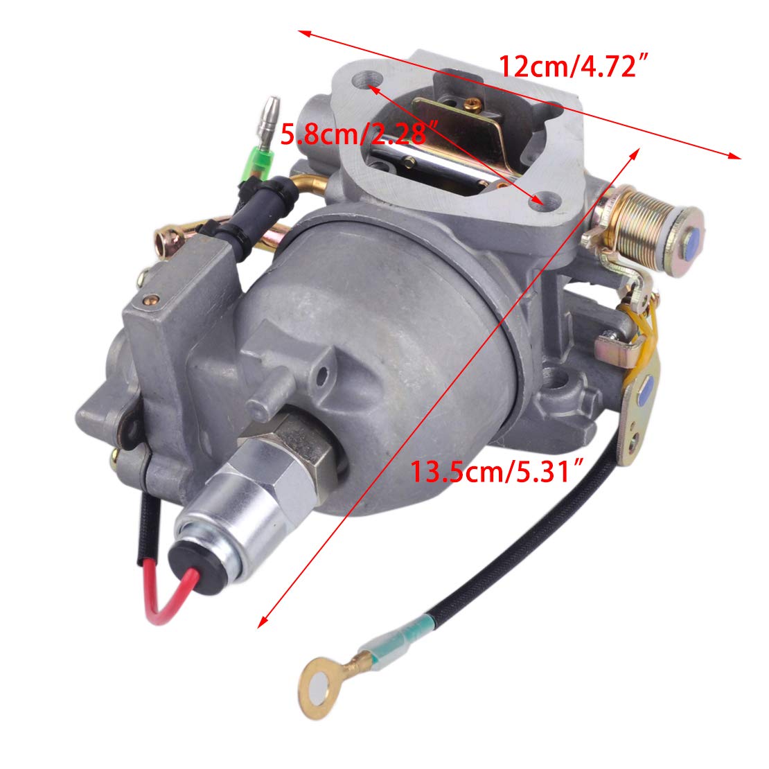 Spare Part for Carburetor Carb with Solenoid Auto Engine Part Fit for CV730 CV740 24853102-S 24-853-102 Replacement Set