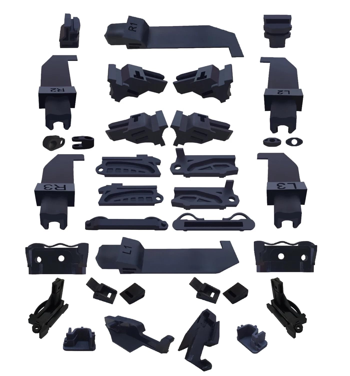 Kit di riparazione completo compatibile con capote Fiat 500 Cabrio Fiat 500C 500 C (34 pezzi)