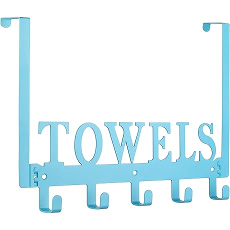 Outdoor Shower Accessory Standout: Kuhome Over-the-Door Towel Rack