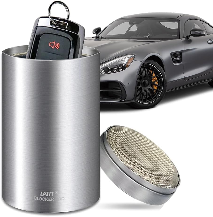 LATIT Car Key Signal Blocker Box,Faraday Box for Car Keys RFID Key Box
