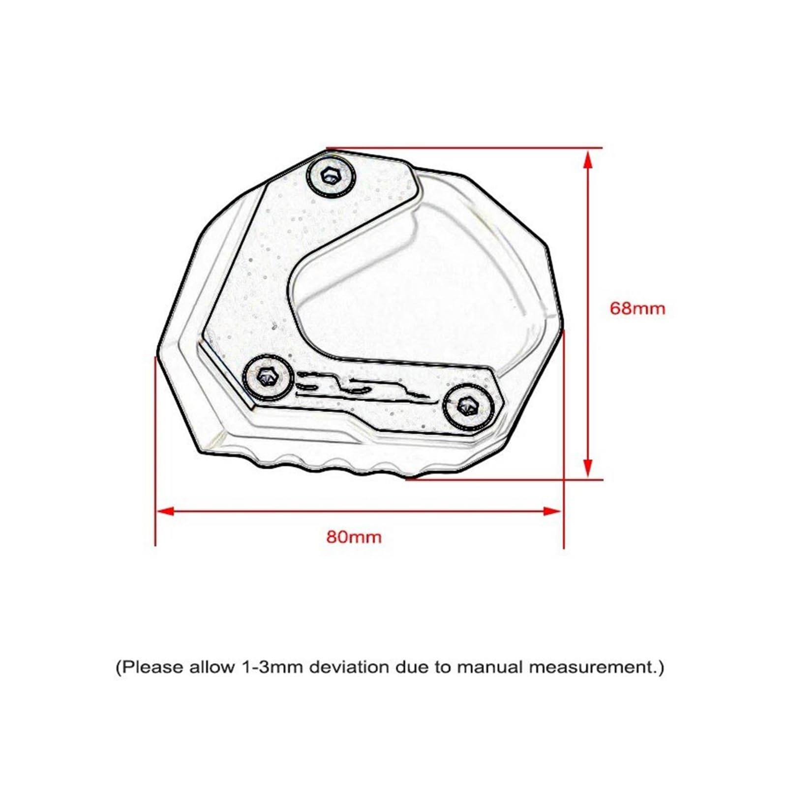 Piastra cavalletto moto per XL750 2023-2024 (Nero)