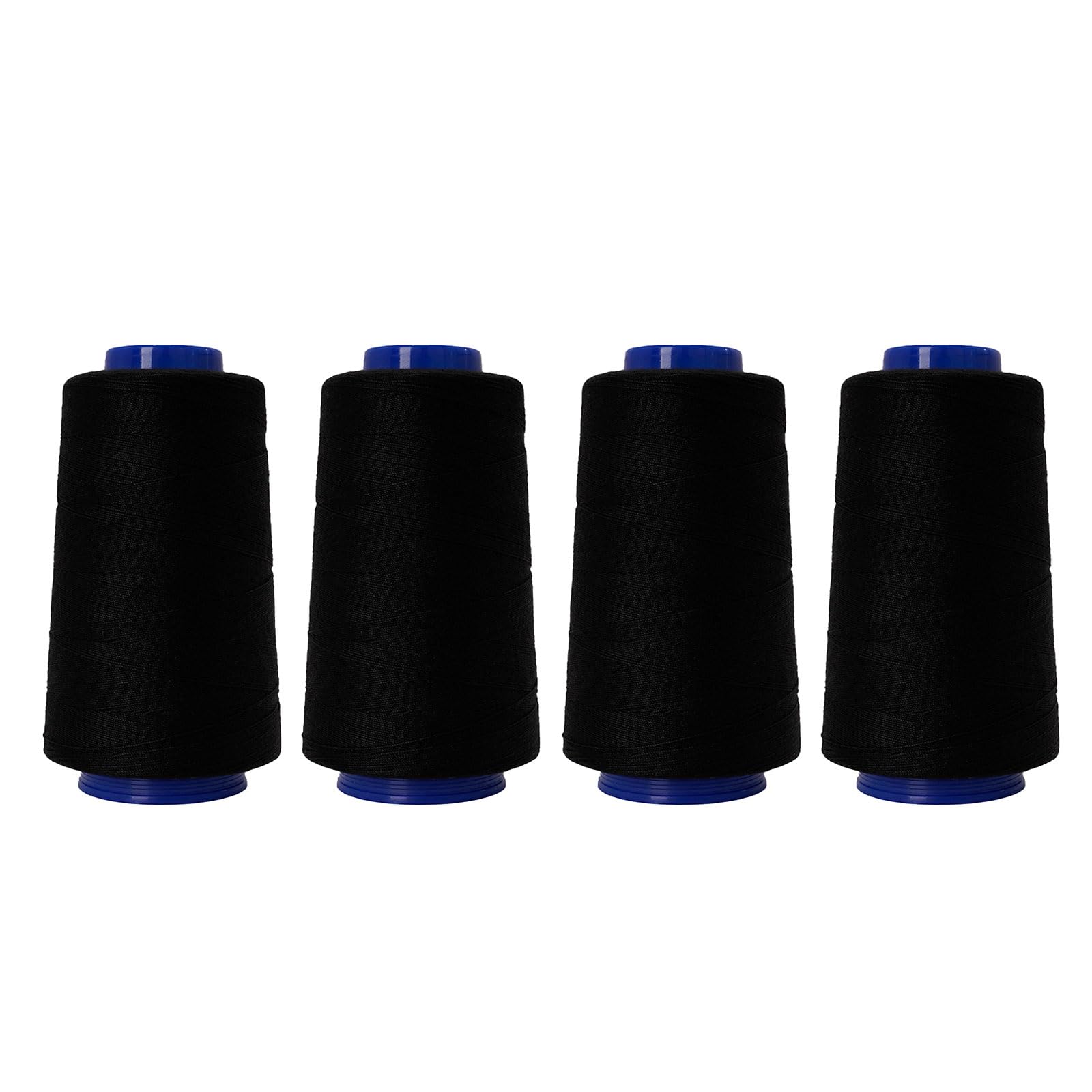 Nähgarn, 4 Spulen Polyester Nähgarn für maschinelles Handnähen, 1000 Yards Spule, Polyester, hohe Festigkeit