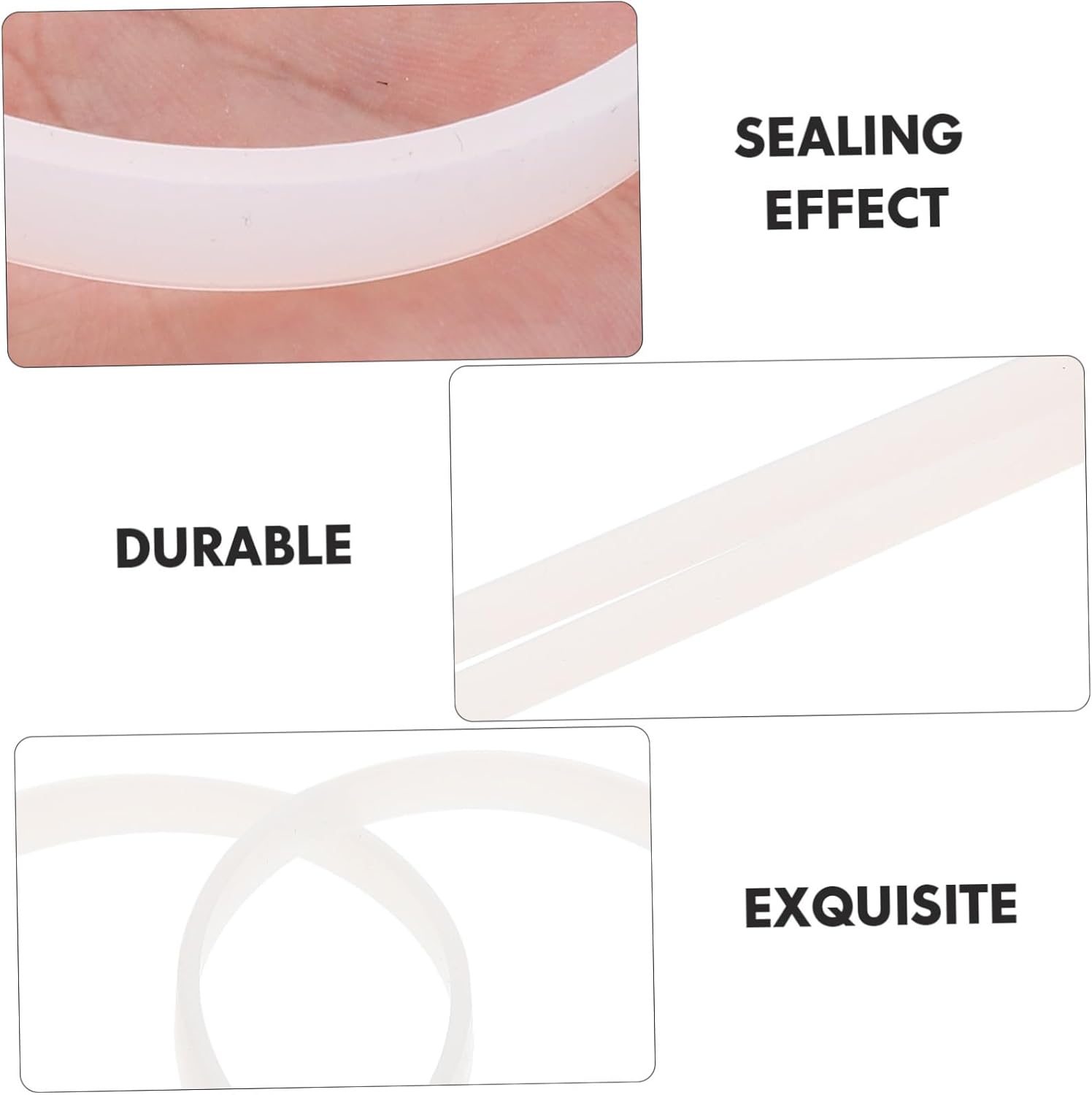 Luxshiny 24pcs Silicone Gasket for Juicer Sealing for Kitchen Juicer High Elasticity Food-Grade Silicone Compatible Vegetable Extractors Easy to Install
