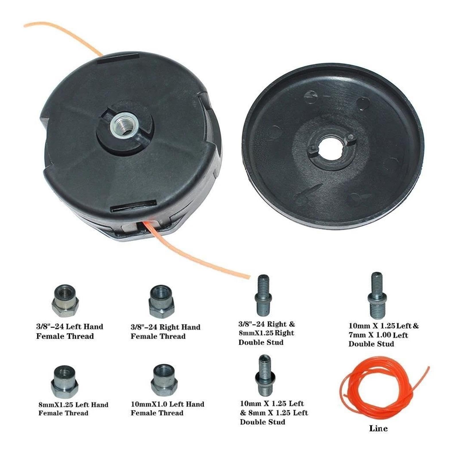 Cabezal De Corte De Repuesto Con Rosca Hembra, Speed-Feed 375S 400S 500S, Compatible Con Hitachi, Metabo, Tanaka TCG22EAS TCG22EAP TCG24EBD TCG27EBD