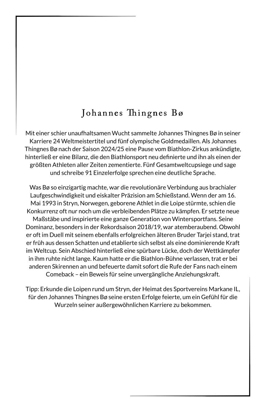 Meister der Loipe: Die 40 erfolgreichsten Biathleten und Langläufer der Geschichte