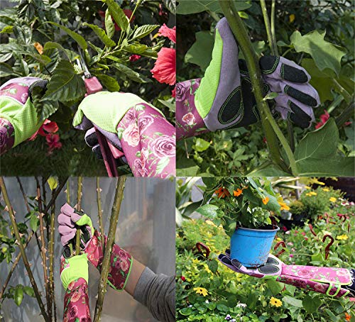 Yesland 1 Pair Long Gardening Gloves, Puncture Resistant Cutting Thorn Proof Glove With Long Forearm Protection, For Women Use In Florist Flower Planting Yard Work #TOP6