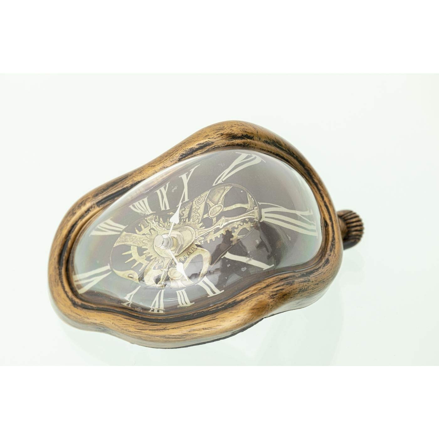 Kare 34822 Antique Flow Table Clock, Black/Gold: Wall Clocks