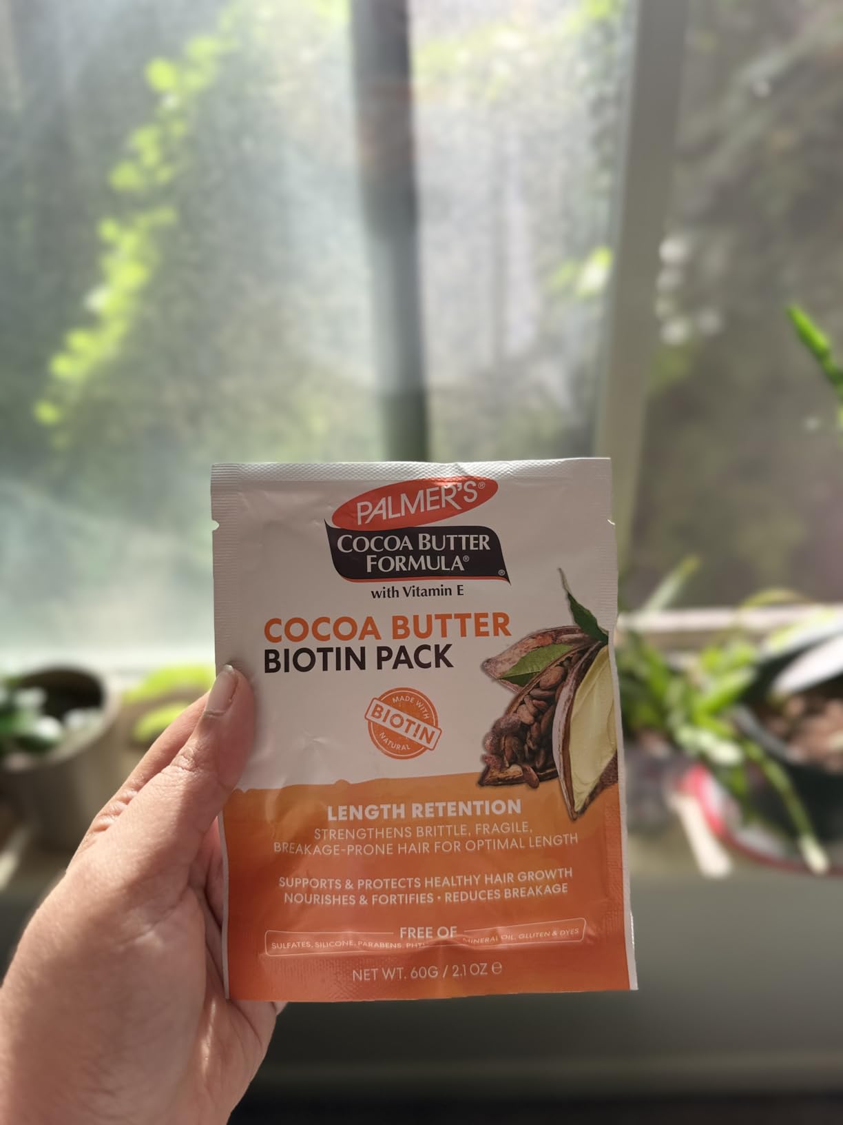 Palmer's Cocoa Butter & Biotin Length Retention Biotin Pack, 2.1 Ounce
