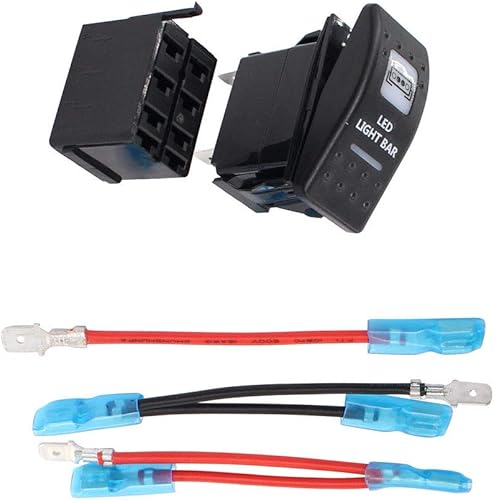 MOTOKU Interruptor basculante de barra de luz LED de 5 pines para Can Am Commander 800R XT 1000 DPS Maverick X3 R Max 1000R Defender DPS HD8 XT HD10