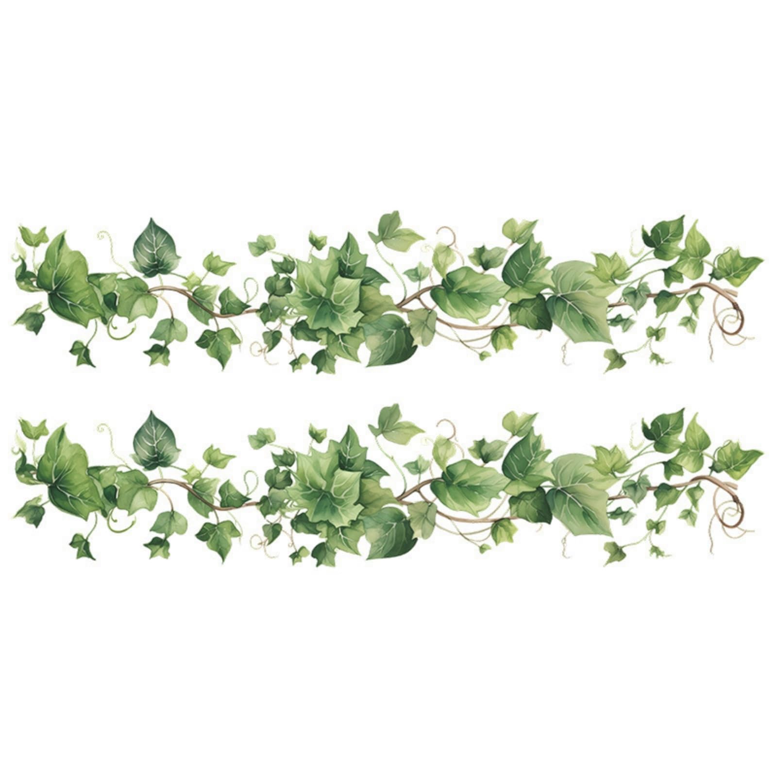 Hikosiya ウォールステッカー おしゃれ 植物 緑 葉っぱ 春 観葉植物 蔓 花 剥がせる 防水 壁に貼るシール WP16