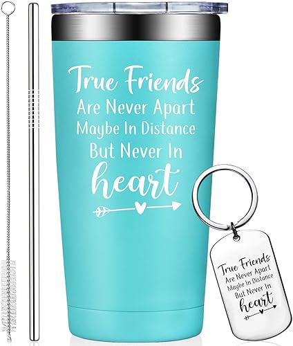 Grifarny Vaso para mejor amiga, regalo para mejor amiga para mujeres, regalo de cumpleaños, Navidad, amistad, mejor amiga, hermana, compañera de