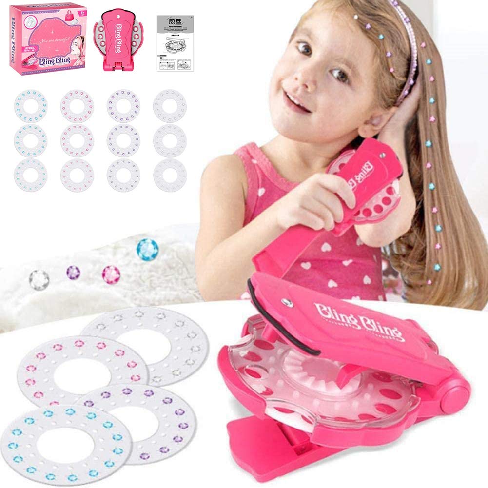 Blinger Diamond Styer with 180 Gemstones, Bling Glam Styling Tool, Bling Hair Nail Rigs Hair, Bling Hair Nail Drill, for Kids Clothing, Accessories, Stationery
