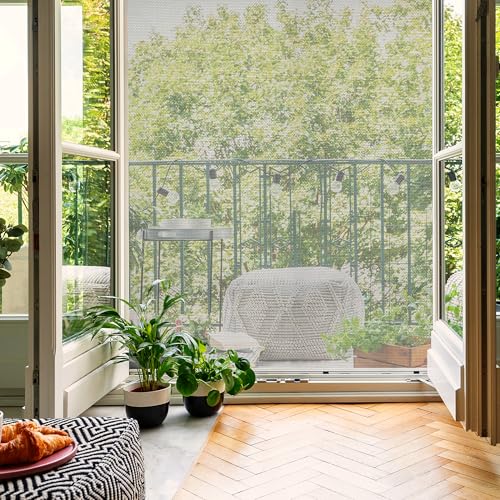 304 Stainless Steel Mesh Screen Roll 39.4 inch x 98.4 ft Window Screen Replacement Wire Mesh for Air Vent Window Door Patio Porch Mesh Barrier for Block Flying Insects