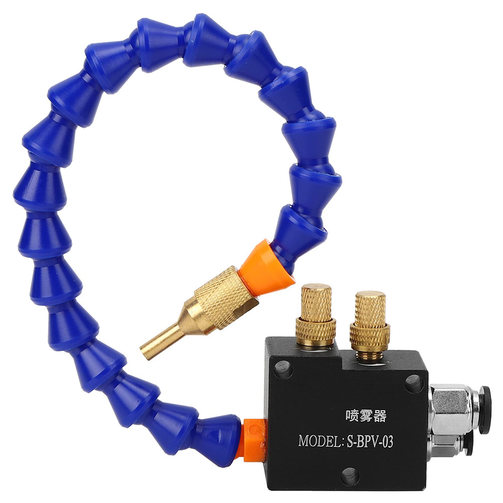 Système de pulvérisation de Liquide Refroidissement, Kit De Pulvérisateur De Liquide Refroidissement 3 En 1 De Fraiseuse De Tour CNC Pour Refroidissement, Lubrification Et élimination Copeau