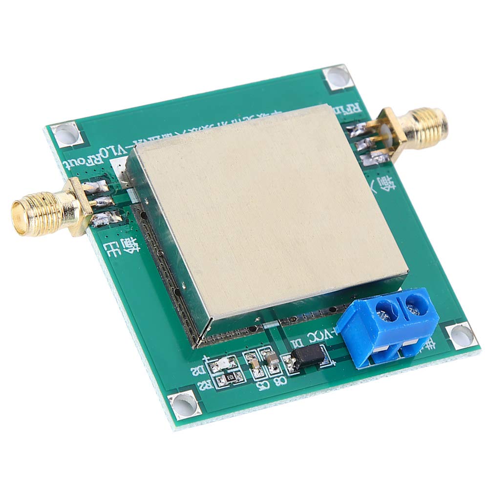 Walfront Amplificateur RF Bande Large Faible Bruit LNA (1 à 3000 MHz, Gain 20 dB) 12 V CC pour Ondes Courtes, Diffusion FM, Récepteur Télécommande