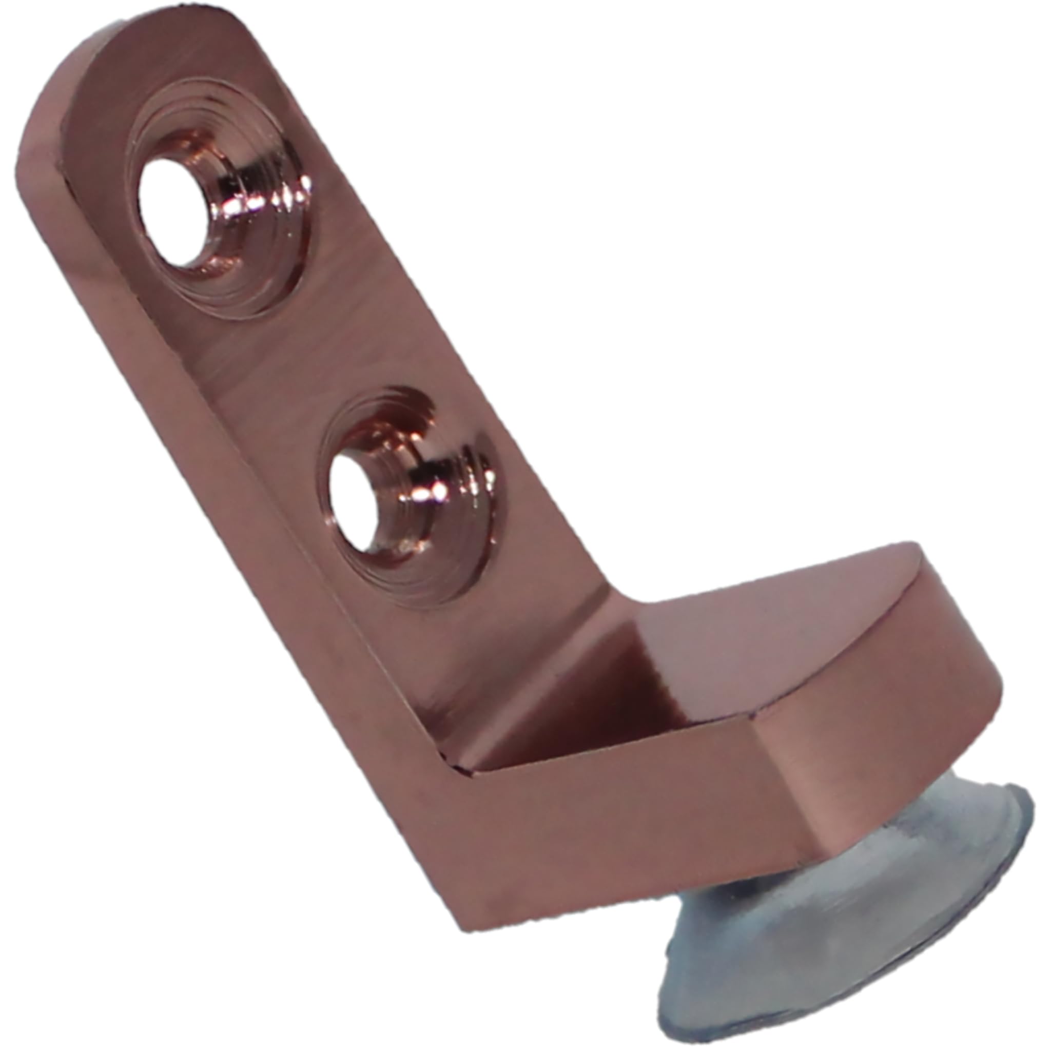 RiseOm L-Shaped Clips/Shelf Support for Kitchen & Bookcase Shelf Cabinet Closet Made of Brass (Rosegold, Pack of 10)-image-5