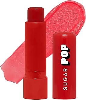 SUGAR POP Nourishing Lip Balm | Castor Oil, Shea Butter & Avocado Oil | Hydrating | 4.5gm- 02 Cherry