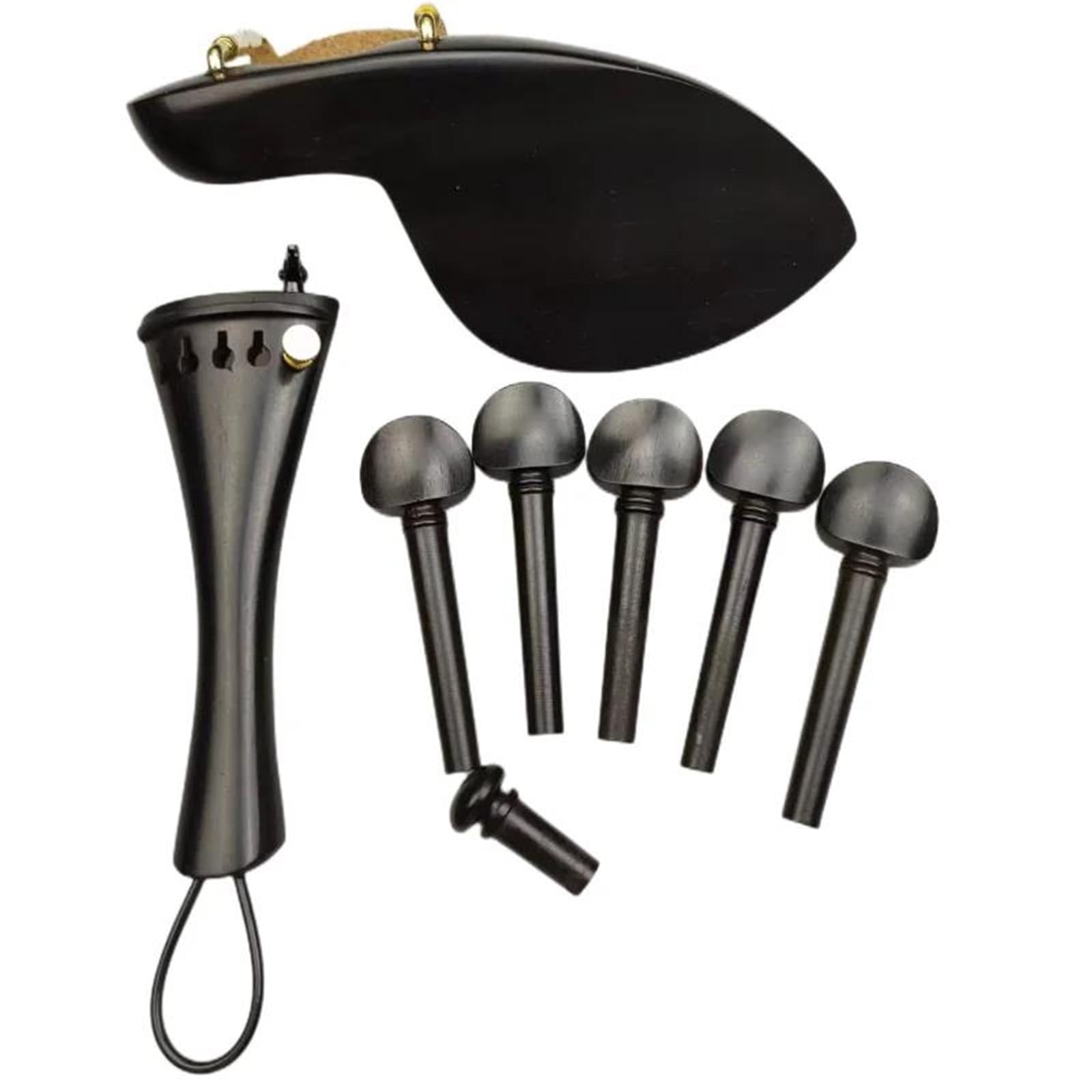 Parti di ricambio per violino Accessori Per Violino A 5 Corde Con Staffa Di Fissaggio Per Ferramenta Accordatore Fine Piroli Mentoniera