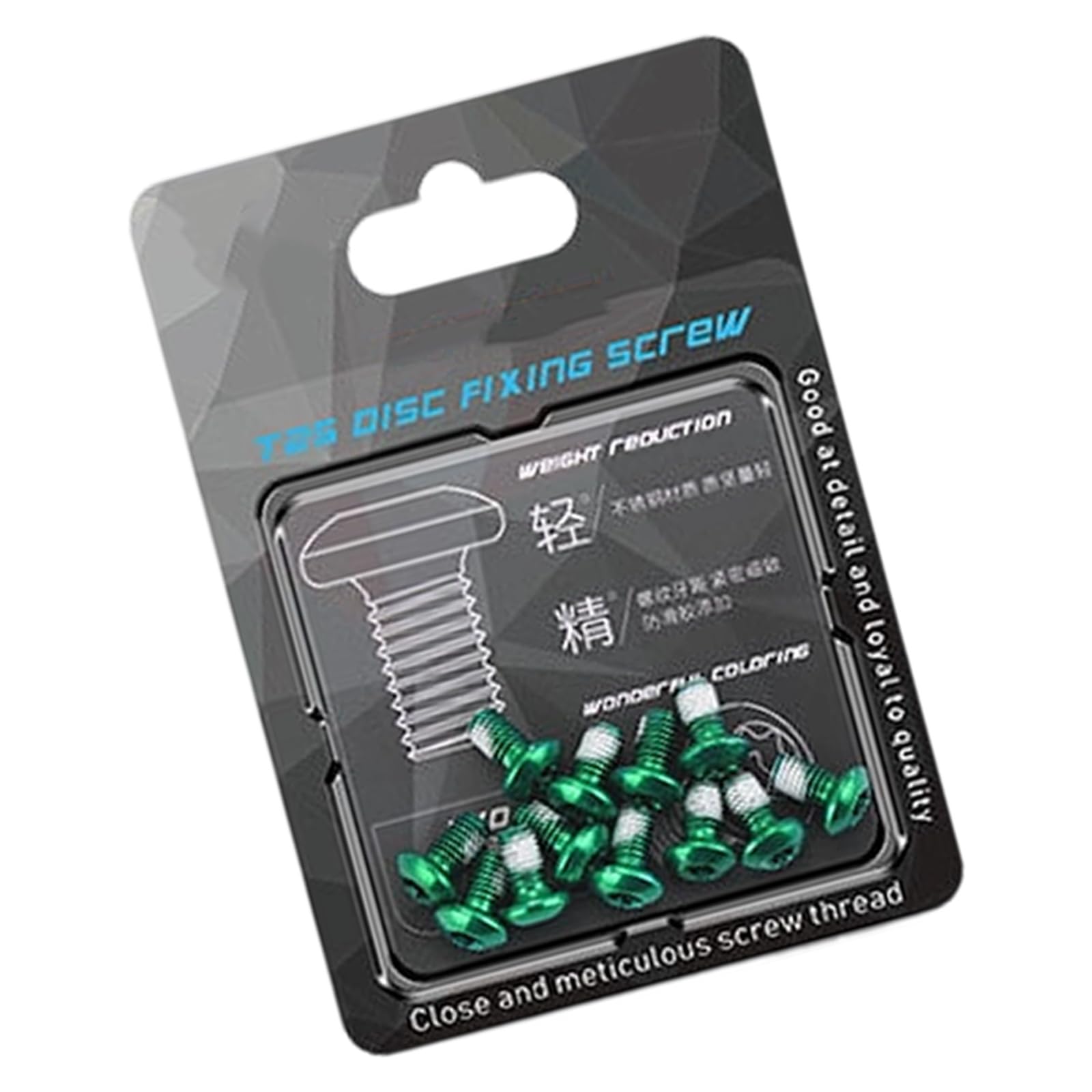of 12 T25 Disc Brake Screws High Strength Anti-Loosening for Mountain Bikes Bike Disc Brake Bolts