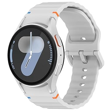 Pulseira para Galaxy Watch 7 40 e 44 mm de Silicone Premium - Compatível com Samsung Galaxy Watch 4, 5, 6, 7 e FE - FD Acessórios