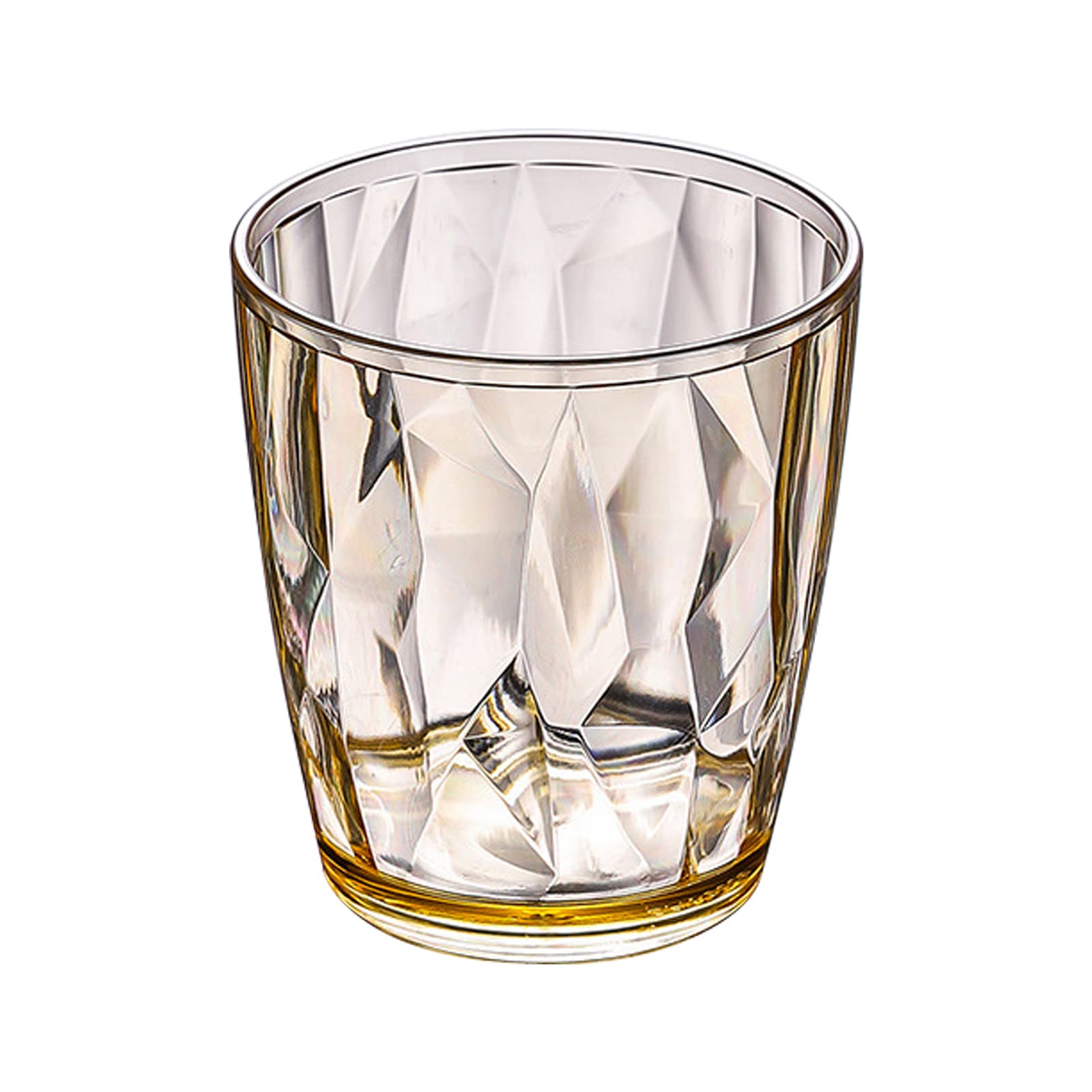 Tsophreniq Unbreakable Acrylic Drinking Glasses Shatterproof Water Tumblers 310ml Champagne Fruit Cup for Drinking Cups