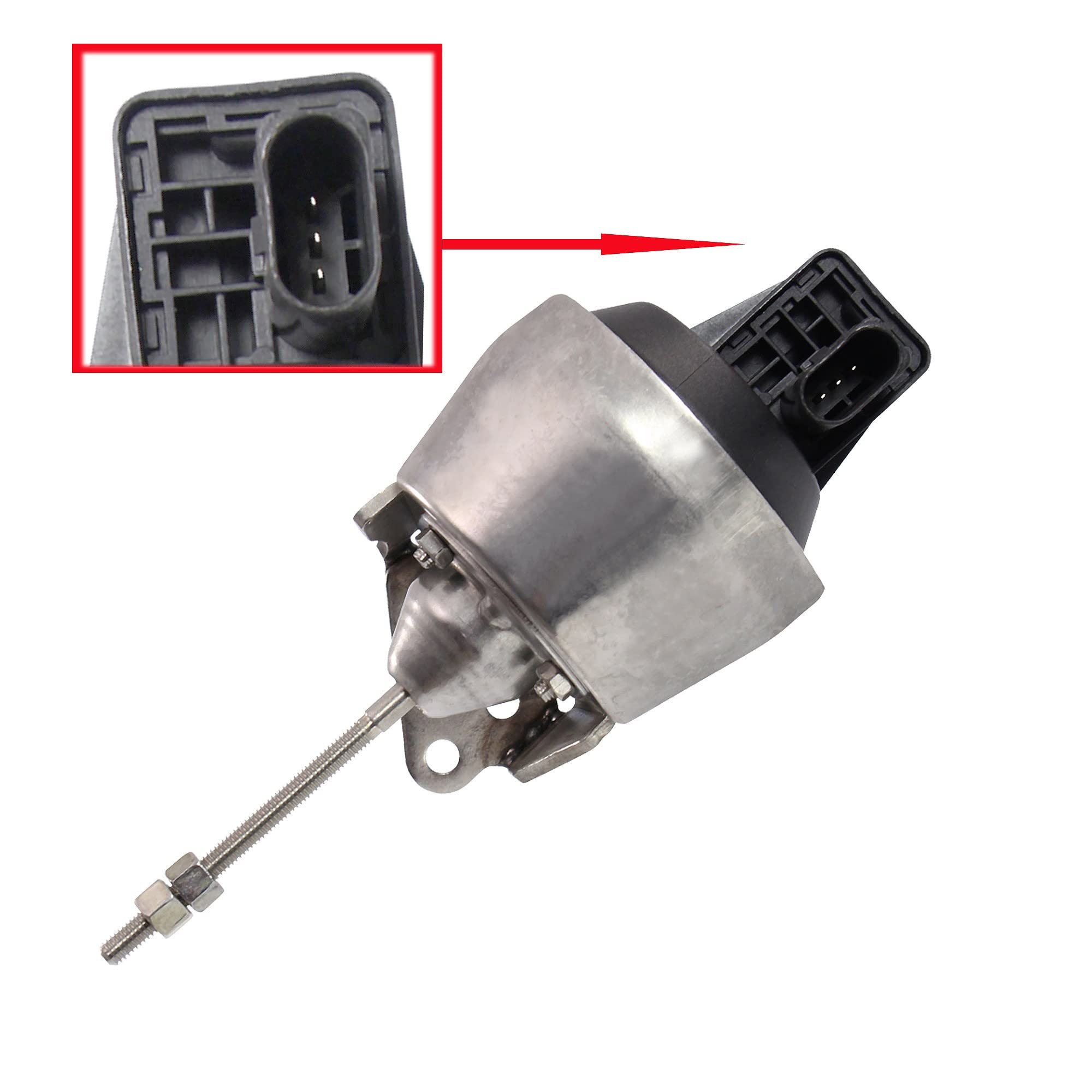 BESTPRICE 1x Druckdose für Turbolader, Kompatibel mit A udi A3, SKODA YETI, VW EOS, GOLF PLUS 5, GOLF 5 Variant (1K5), GOLF 6 (5K1)(AJ5), JETTA, PASSAT B6, PASSAT CC B6, SCIROCCO TIGUAN