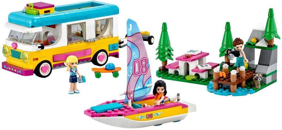 Miniatura 4 de LEGO Friends Forest Camper Van y velero 41681 Kit de construcción juguete del bosque nuevo 2021 (487 piezas)