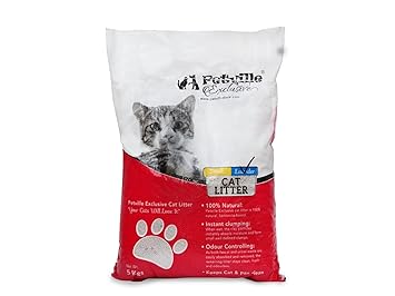 Petville Exclusive Cat Litter Sand Easy Smart Clump, Dust Free Lavender Fragrance (Pack of 5kg)