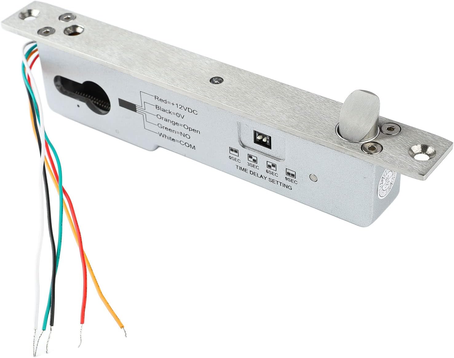 Electric Lock, Anti Pry Delay Adjustment Electric Mortise Deadbolt for