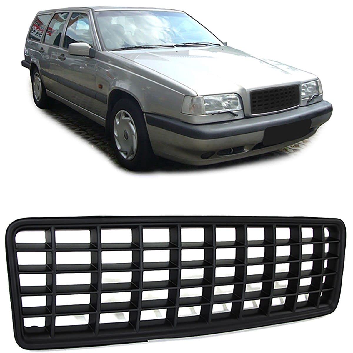 Amazon | Volvo 850 91-96用の珍しいフロントバンクレスグリル 