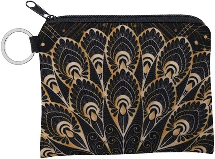 Coin Bag Wallet Key Pouch Card Bag Purse Card Holder Personalized Portable Waterproof Zipper Storage Pouch