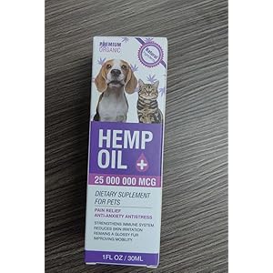 Hemp Oil for Dogs and Cats 3 Pack Relief Pet with Anxiety Stress Pain Aggressive Pets Calming Drops Help Dog Cat Calm Sleep Relaxing Aid Treats Seizure Joint Hip Inflammation Rich in Omega 3 6 9