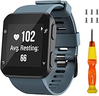 Vista 10 de NotoCity Correa de reloj de repuesto de silicona suave para Garmin Forerunner 35, compatible con Garmin Forerunner 35 Smartwatch