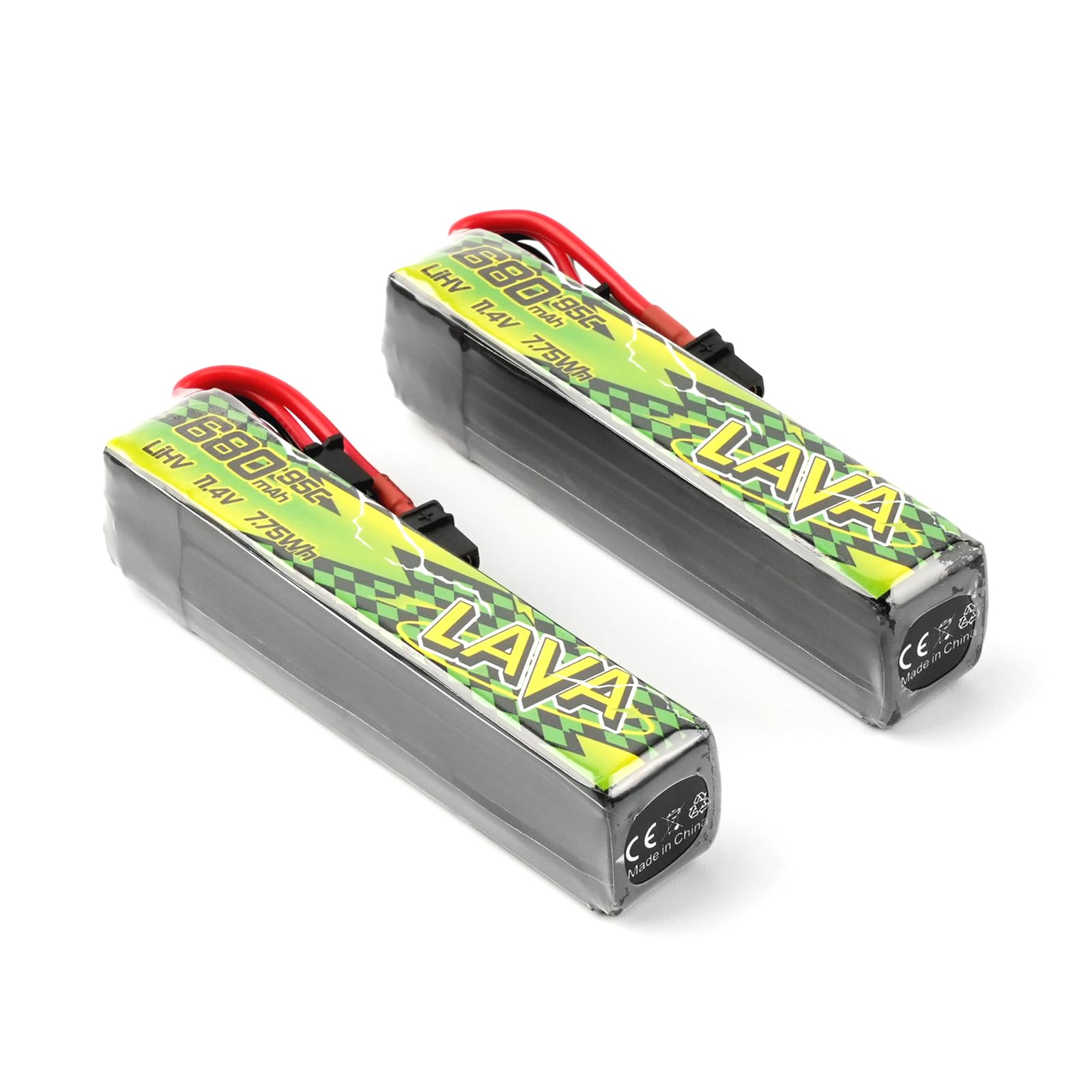 BETAFPV Lava II 3S 680mAh 11.4V 95C LiHV Battery XT30 JST-XH2.54 for Brushless Whoop Drone Quadcopter
