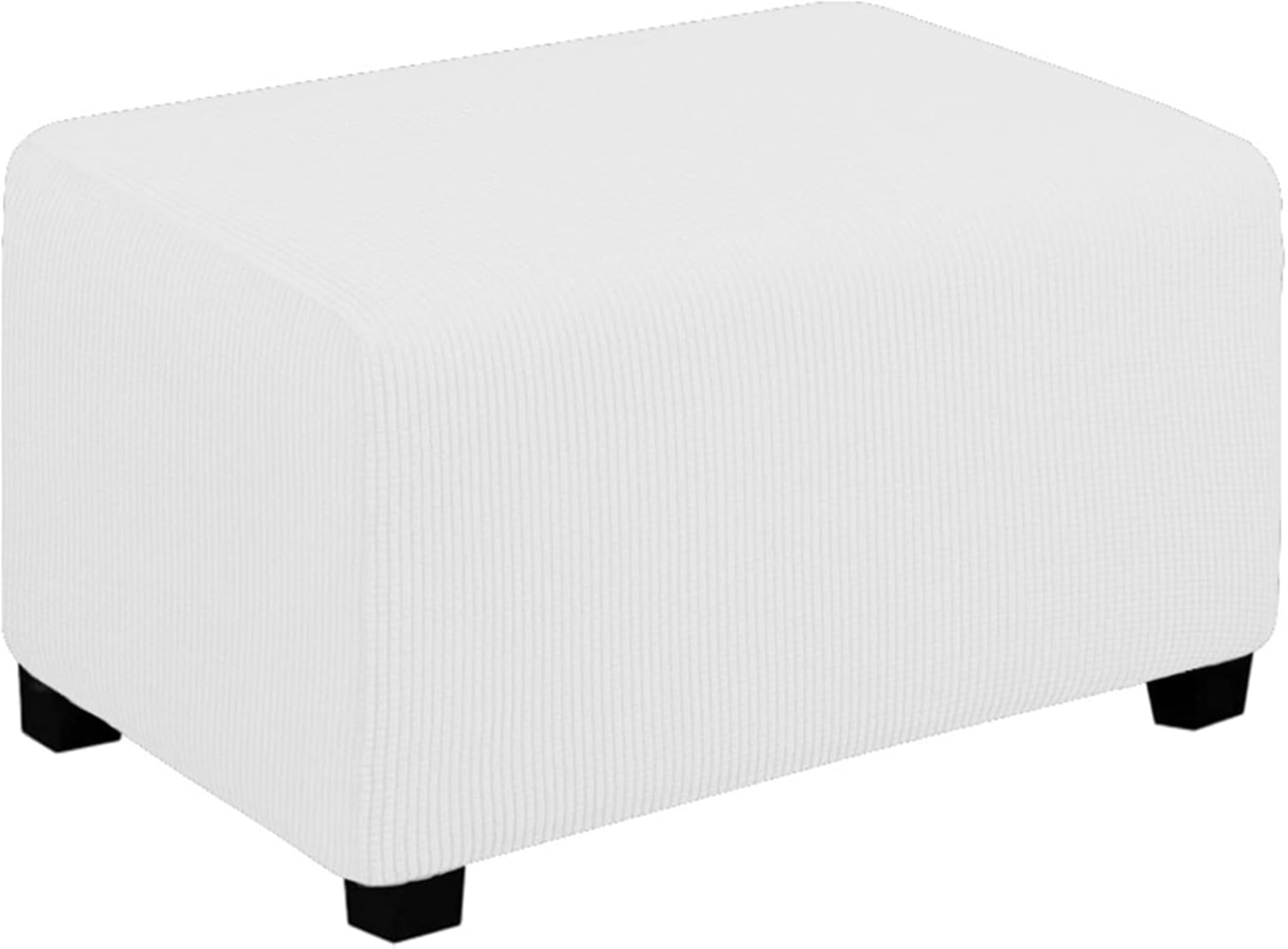 Amazon.co.jp: Rtwrsud高ストレッチ長方形オットマンカバー、ゴム底