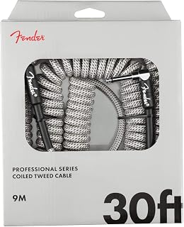 Fender Coil Cable White Tweed