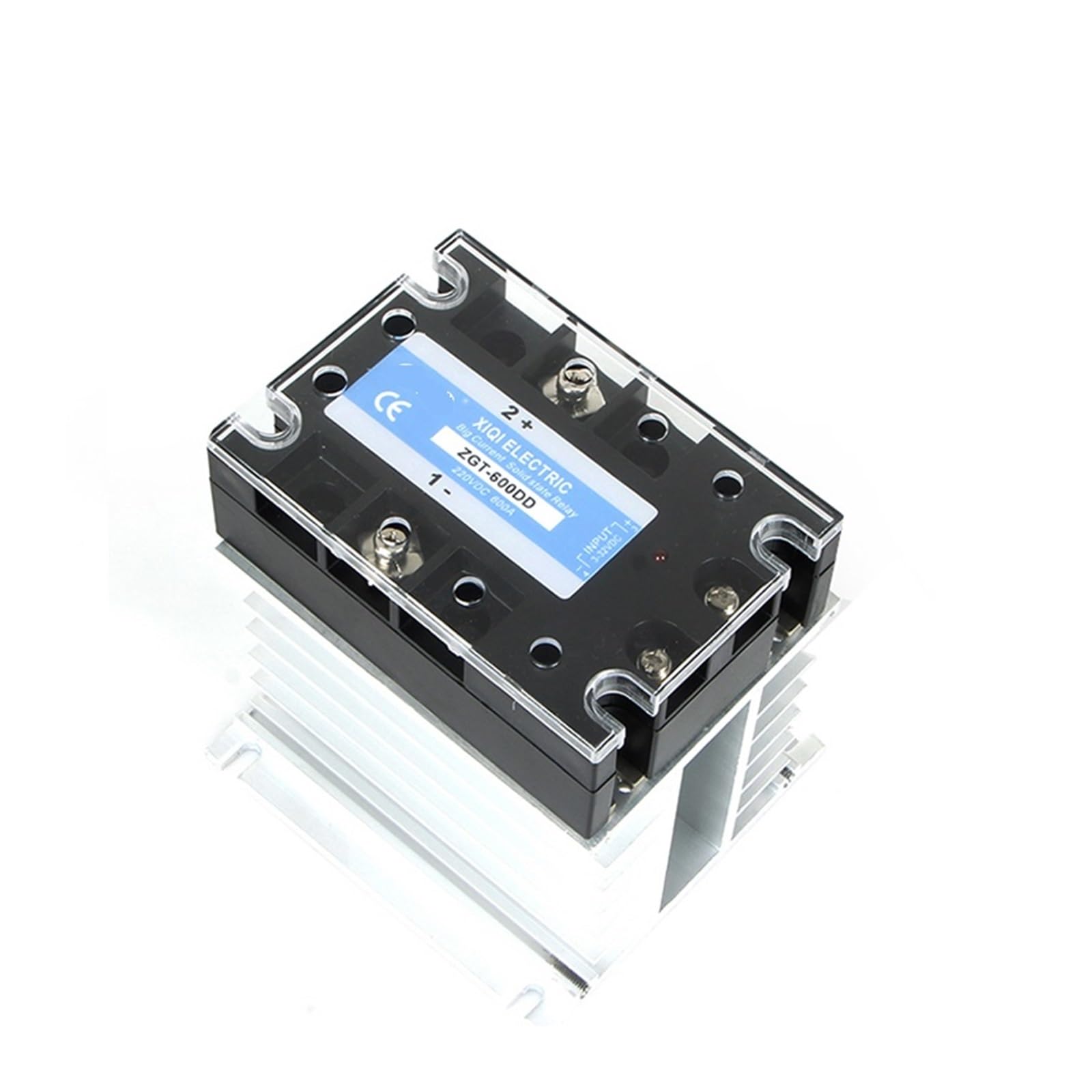 SSR-600DD 600A 220V 600V Grande Tensione Singola Monofase JGX DC Controllo DC Dissipatore di Calore 3-32VDC A 5-220VDC 600A DD Relè a Stato Solido(600A 600V)